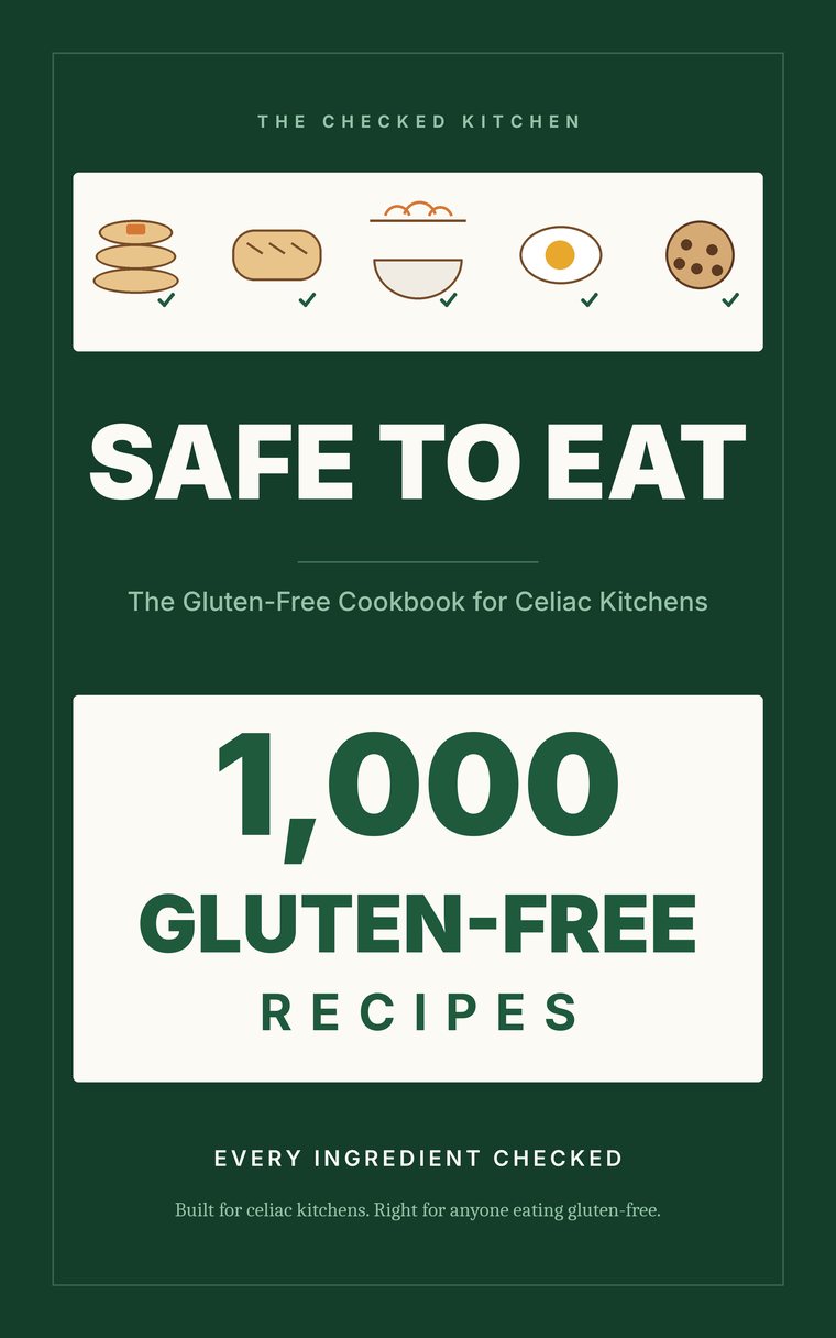 The cover of Safe to Eat, a gluten-free cookbook