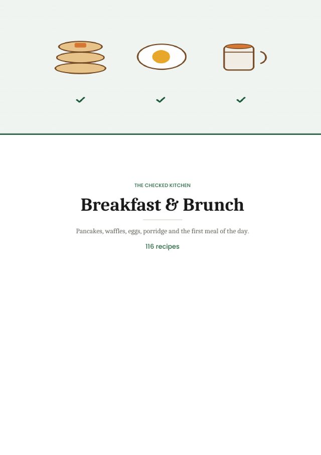 A category divider page